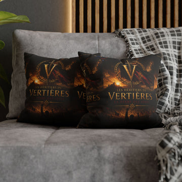 Vertieres Crest Pillowcase — Historic Battle Emblem Decorative Pillow Cover. By AGITAYITI.