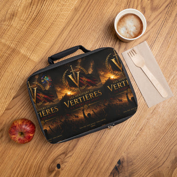 Lunch Bag - Les Héritiers de Vertières Logo Insulated Lunchbox. By AGITAYITI.