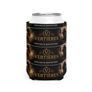 Can Cooler Sleeve — Vertières Haitian Independence Tribute (Istwa Nou Se Idantite Nou) by AGITAYITI.